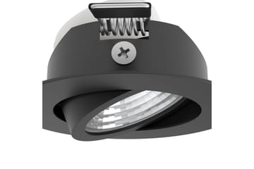 Infälld Lampa Eglo Saliceto 3 st Ø88 mm 2700K Svart - Svart - Belysning - Spotlights & downlights - LED downlight