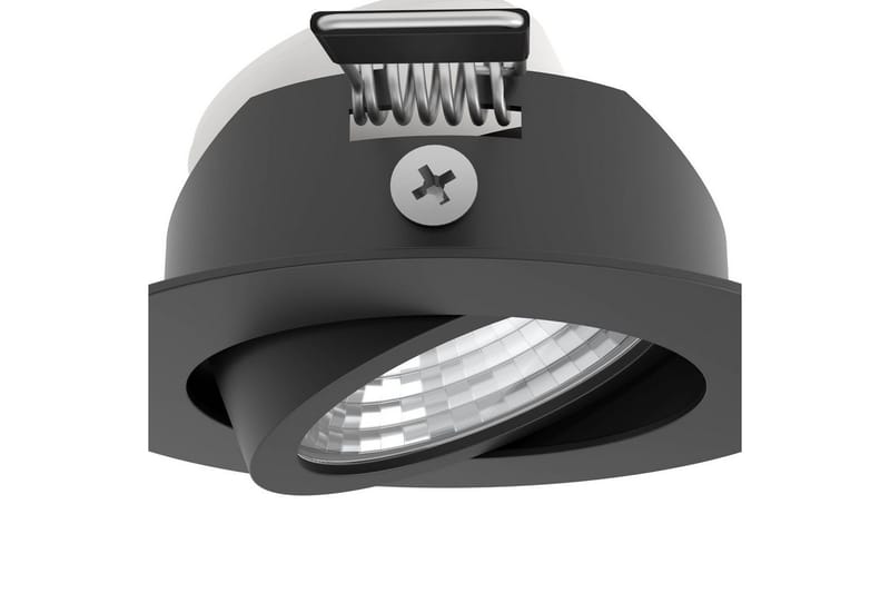Infälld Lampa Eglo Saliceto 3 st Ø88 mm 2700K Svart - Svart - Belysning - Spotlights & downlights - LED downlight