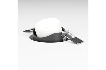 Infälld Lampa Eglo Saliceto 3 st Ø88 mm 2700K Svart - Svart - Belysning - Spotlights & downlights - LED downlight