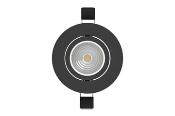 Infälld Lampa Eglo Saliceto 3 st Ø88 mm 2700K Svart - Svart - Belysning - Spotlights & downlights - LED downlight