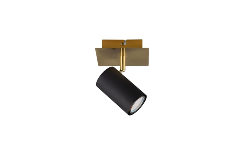 Marley spot 1L GU10 svart/ guld - Svart/Guld - Belysning - Spotlights & downlights