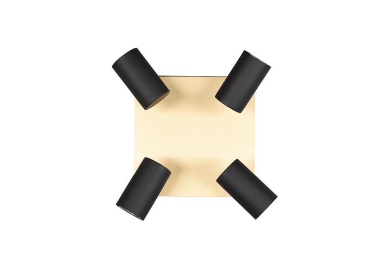 Marley spot 4L GU10 svart/ guld - Svart/Guld - Belysning - Spotlights & downlights - Downlight 230v