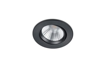 Pamir LED infälld spotlight mattsvart rund - Matt svart - Belysning - Spotlights & downlights - Takspotlight