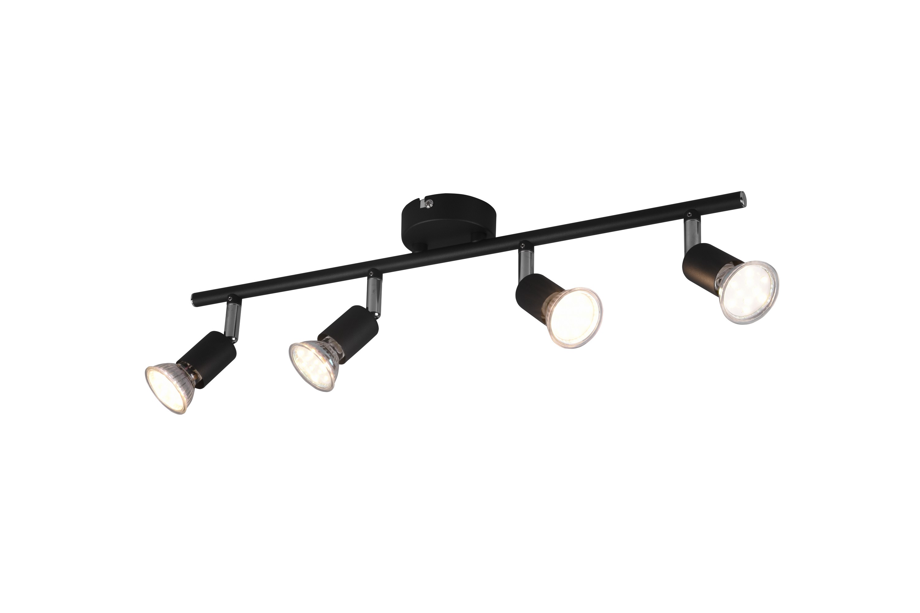 Paris spotlight 4L GU10 mattsvart Matt svart