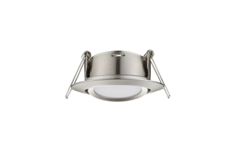 Rila LED infälld spotlight borstad stål rund - Borstad stål/Vit - Belysning - Spotlights & downlights - Takspotlight