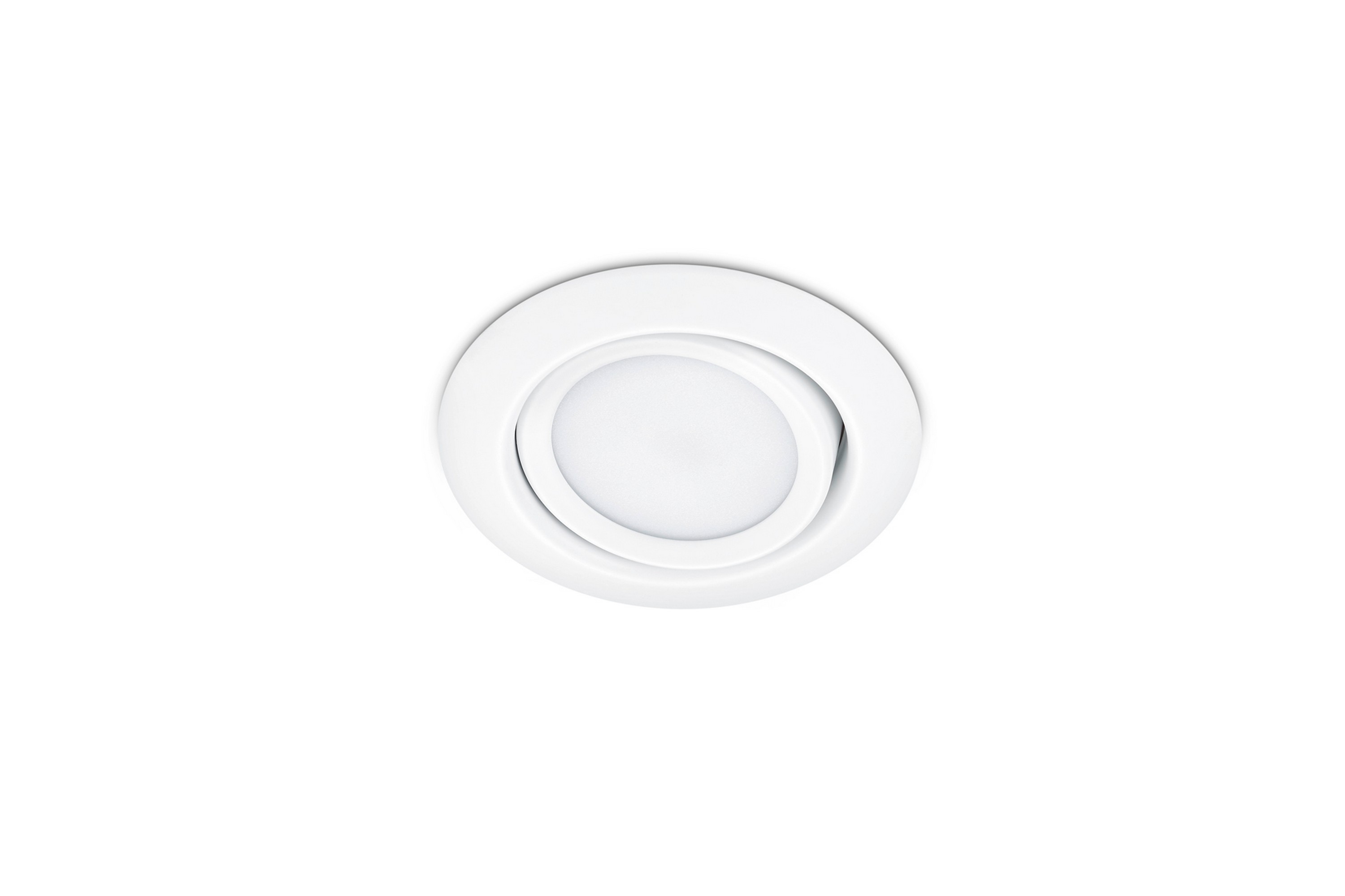 Rila LED infälld spotlight mattvit rund Matt vit/Vit