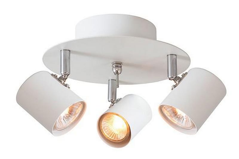 Spotlight Alpha 20 Cm Rund 3 Lampor Vit - 0 - Hall lampa - Takspotlight - Spotlights & downlights