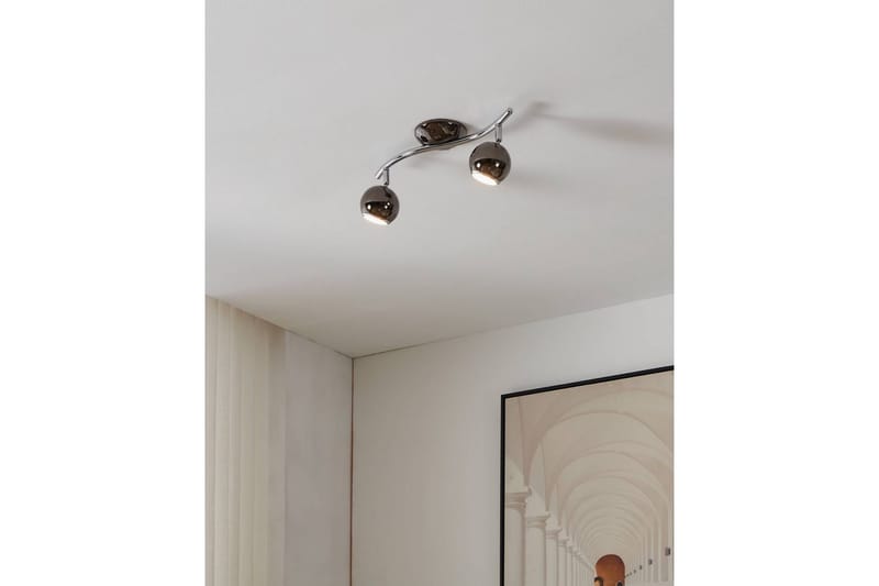 Spotlight Eglo Bimeda med 2 Lampor Nickel-Nero, Krom - Svart/Krom - Belysning - Spotlights & downlights