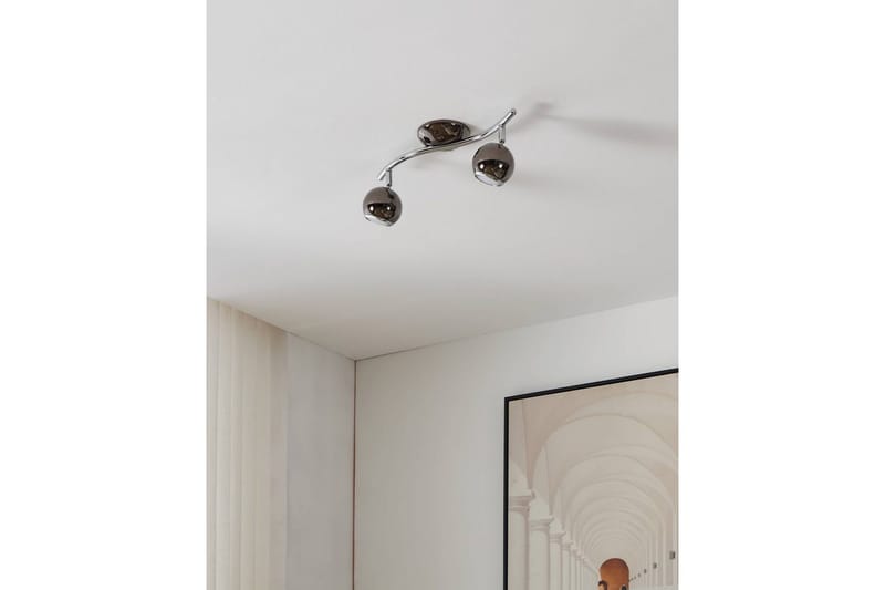 Spotlight Eglo Bimeda med 2 Lampor Nickel-Nero, Krom - Svart/Krom - Belysning - Spotlights & downlights