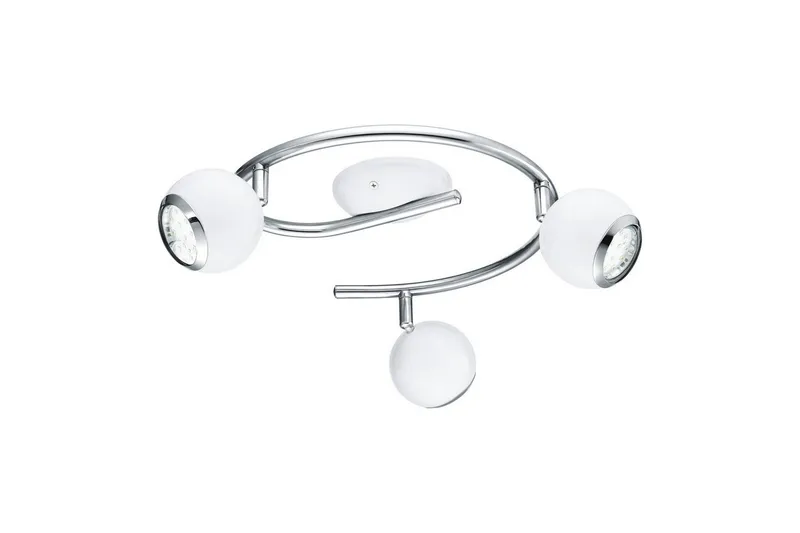 Spotlight Eglo Bimeda med 3 Lampor Vit, Krom, Vit/Krom