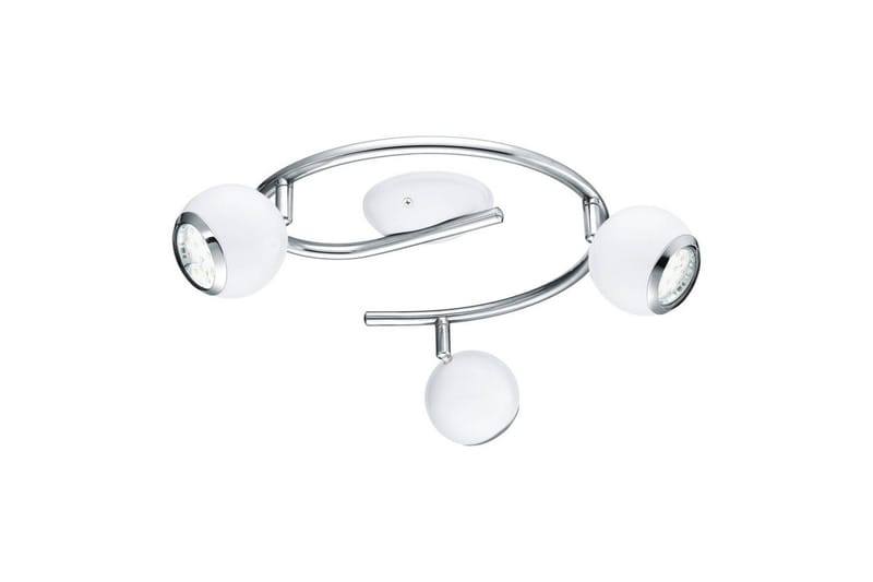 Spotlight Eglo Bimeda med 3 Lampor Vit, Krom, Vit/Krom