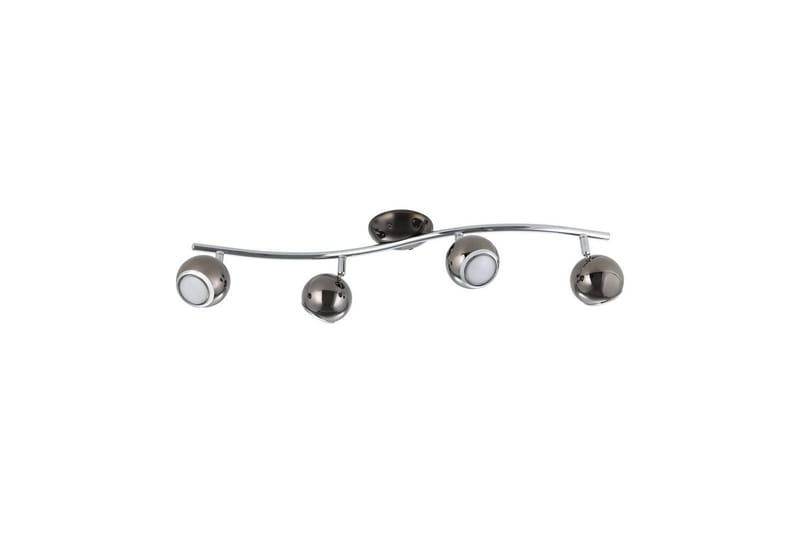 Spotlight Eglo Bimeda med 4 Lampor Nickel-Nero, Krom, Svart/Krom/Grå