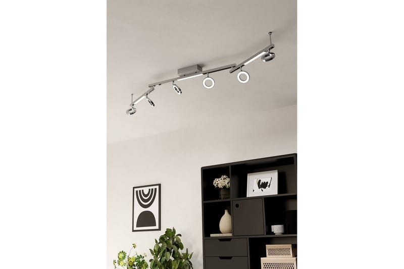 Spotlight Eglo Cardillio 1 med 6 Lampor - Krom/Silver - Belysning - Spotlights & downlights