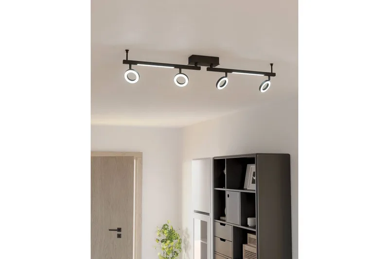 Spotlight Eglo Cardillio 2 med 4 Lampor - Svart - Belysning - Spotlights & downlights