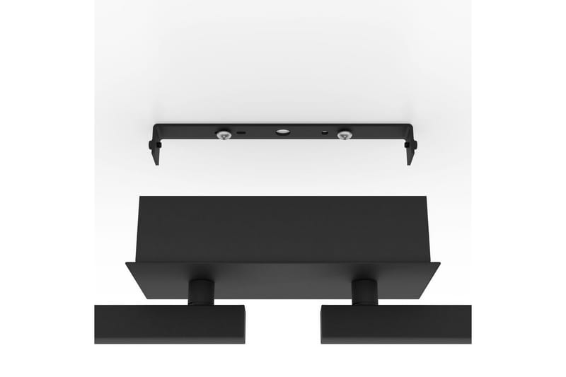 Spotlight Eglo Cardillio 2 med 4 Lampor - Svart - Belysning - Spotlights & downlights