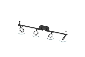 Spotlight Eglo Cardillio 2 med 4 Lampor - Svart - Belysning - Spotlights & downlights