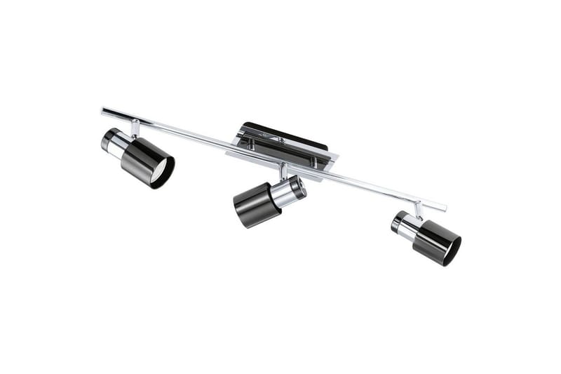 Spotlight Eglo Davida 1 med 3 Lampor, Svart/Krom