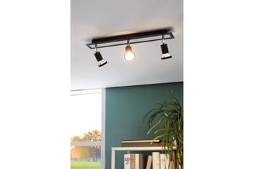 Spotlight Eglo Sarria med 3 Lampor Svart, Krom - Svart/Krom - Belysning - Spotlights & downlights