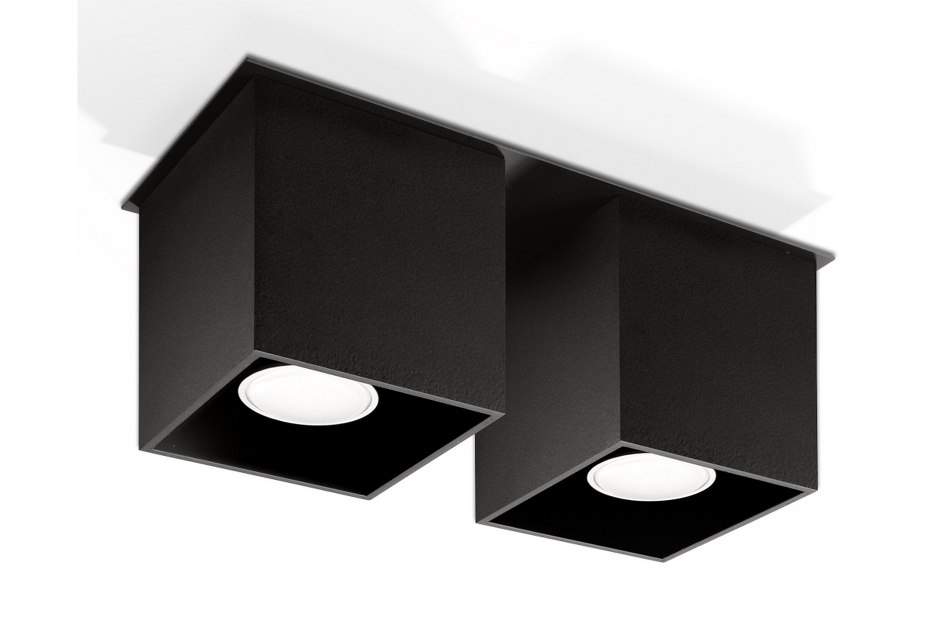 Spotlight Quad 2 Lampor Svart Sollux Lighting