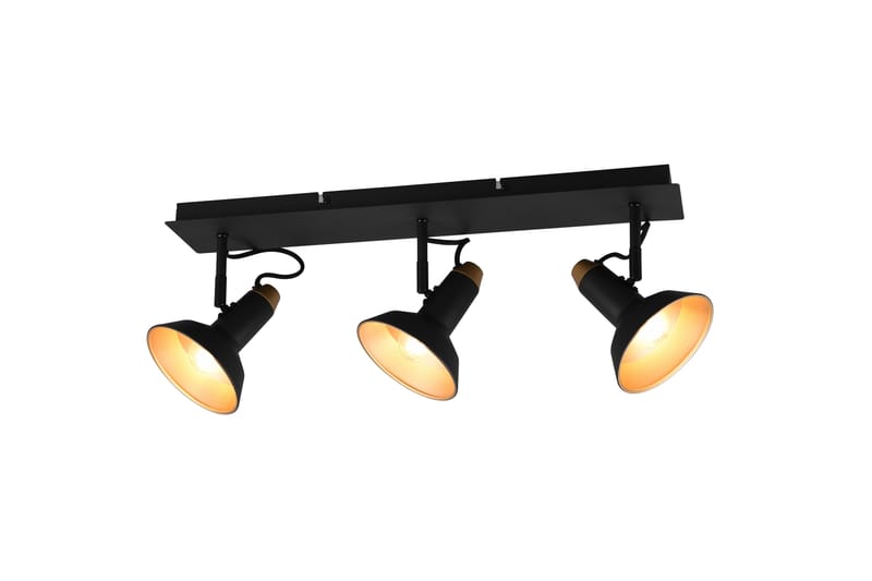 Spotlight Roxie 3-dels E14 Mattsvart/Guld - Matt svart/Guld - Belysning - Spotlights & downlights - Downlight 230v