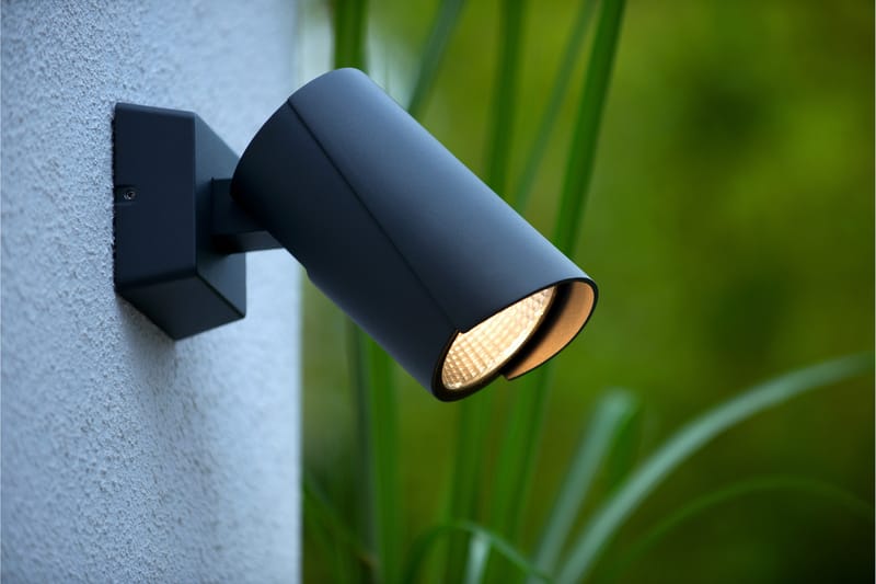 Spotlight Manal LED Svart - Lucide - Trädgårdsbelysning - Spotlight utomhus