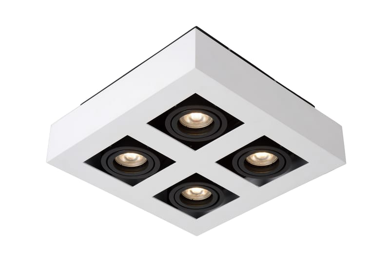 Spotlight Xirax 4 Lampor Vit - Lucide - Downlight 230v - Hall lampa - Spotlights & downlights