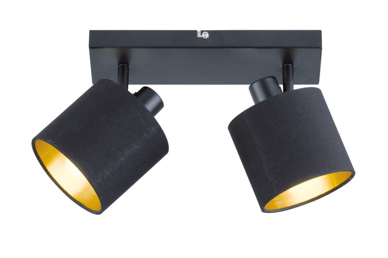 Tommy spotlight 2L  E14 mattsvart/ guld - Matt svart/Guld - Belysning - Spotlights & downlights - Takspotlight