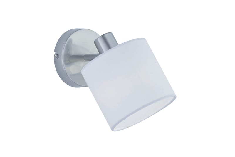 Tommy Spotlight 1L E14 borstad stål/ vit - Borstad stål/Vit - Belysning - Spotlights & downlights - Väggspotlight