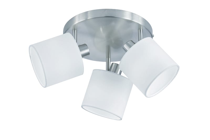 Tommy spotlight 3L  E14 borstad stål/ vit - Borstad stål/Vit - Belysning - Spotlights & downlights - Takspotlight