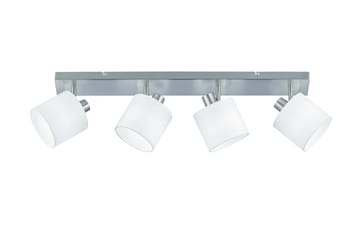 Tommy spotlight 4L  E14 borstad stål/ vit - Borstad stål/Vit - Belysning - Spotlights & downlights - Takspotlight
