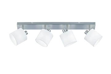 Tommy spotlight 4L  E14 borstad stål/ vit - Borstad stål/Vit - Belysning - Spotlights & downlights - Takspotlight