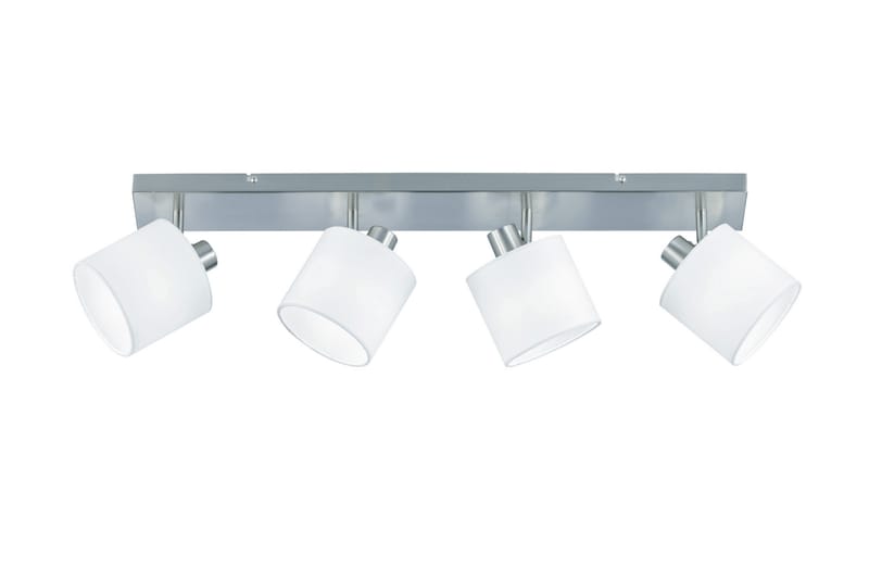 Tommy spotlight 4L  E14 borstad stål/ vit - Borstad stål/Vit - Belysning - Spotlights & downlights - Takspotlight