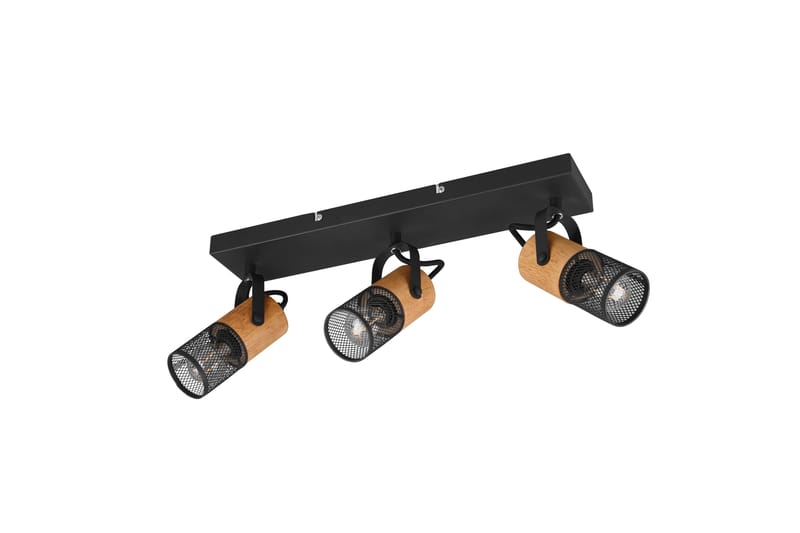 Tosh spot 3L E27 mattsvart - Natur/Matt svart - Belysning - Spotlights & downlights
