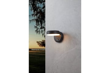 Vägglampa Utebelysning Eglo Fornaci med Sensor - Vit/Svart - Belysning - Spotlights & downlights - Downlight utomhus