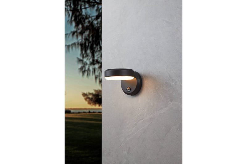Vägglampa Utebelysning Eglo Fornaci med Sensor - Vit/Svart - Belysning - Spotlights & downlights - Downlight utomhus