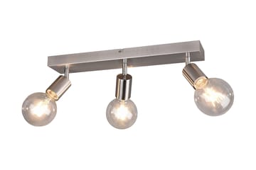 Vannes spot 3L E27 borstad stål - Borstad stål - Belysning - Spotlights & downlights
