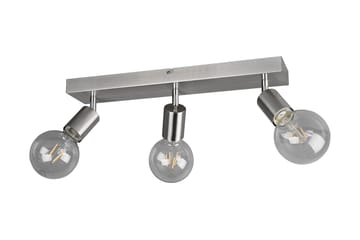 Vannes spot 3L E27 borstad stål - Borstad stål - Belysning - Spotlights & downlights