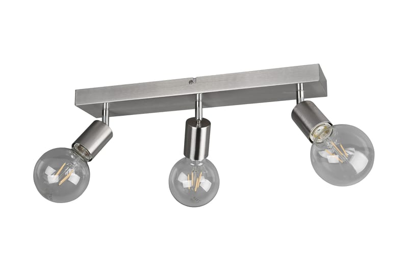 Vannes spot 3L E27 borstad stål - Borstad stål - Belysning - Spotlights & downlights