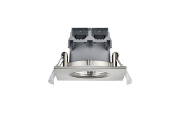 Zagros LED infälld spotlight IP65 borstad stål fyrkant - Borstad stål/Vit - Belysning - Spotlights & downlights - Takspotlight