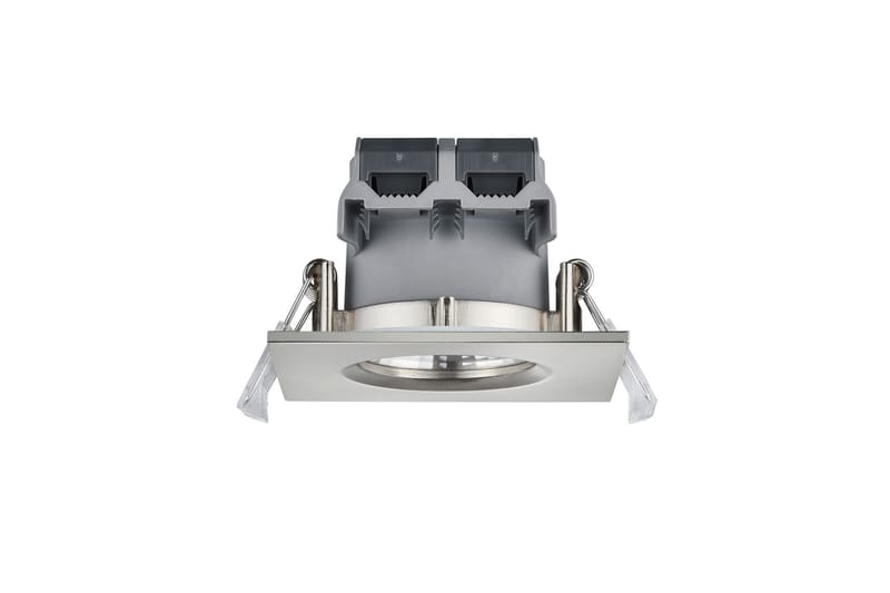 Zagros LED infälld spotlight IP65 borstad stål fyrkant - Borstad stål/Vit - Belysning - Spotlights & downlights - Takspotlight