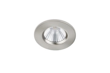 Zagros LED infälld spotlight IP65 borstad stål rund - Borstad stål/Vit - Belysning - Spotlights & downlights - Takspotlight