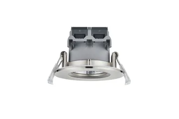 Zagros LED infälld Spotlight IP65 borstad stål rund - Borstad stål/Vit - Belysning - Spotlights & downlights - Takspotlight