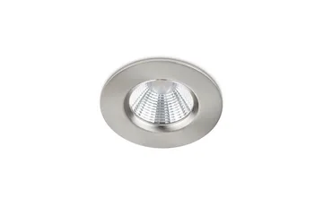 Zagros LED infälld Spotlight IP65 borstad stål rund - Borstad stål/Vit - Belysning - Spotlights & downlights - Takspotlight