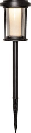Alippa Solcellspollare 44 cm - svart med rökfärgat glas - Belysning - Utelampor & utomhusbelysning - Pollare