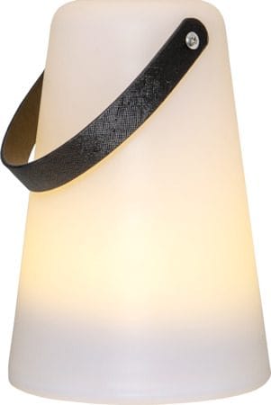 Batteridriven Lykta Linterna 14x20 cm Inomhus/Utomhus - Vit / Svart - Belysning - Utelampor & utomhusbelysning - Bordslampa utomhus