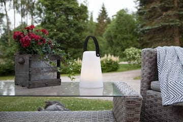 Batteridriven Lykta Linterna 14x20 cm Inomhus/Utomhus - Vit / Svart - Belysning - Utelampor & utomhusbelysning - Bordslampa utomhus