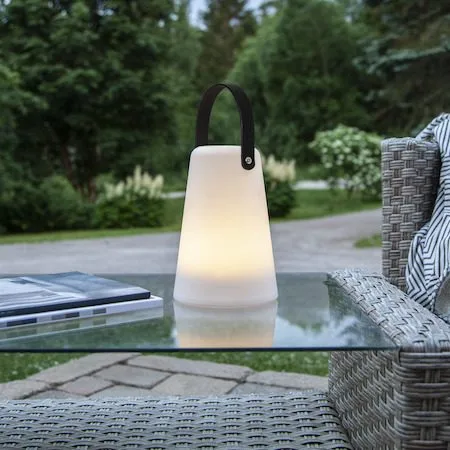 Batteridriven Lykta Linterna 14x20 cm Inomhus/Utomhus - Vit / Svart - Belysning - Utelampor & utomhusbelysning - Bordslampa utomhus