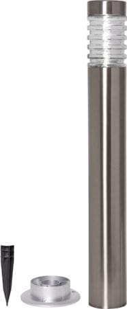 Bologna Solcellspollare 80 cm - silver/klart glas - Belysning - Utelampor & utomhusbelysning - Pollare
