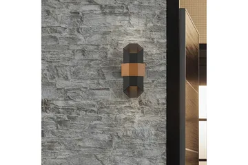 Chasm Quoizel Vägglampa utomhus - Black||Brown - Belysning - Utelampor & utomhusbelysning - Fasadbelysning & vägglyktor