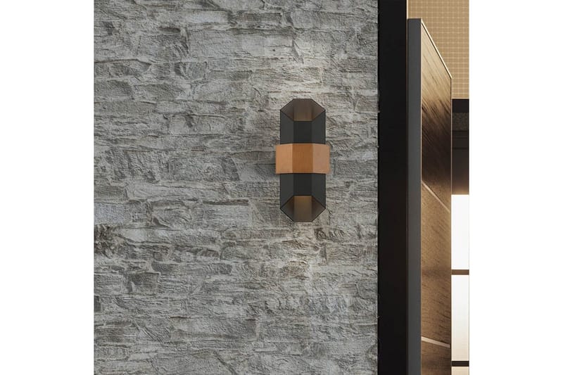 Chasm Quoizel Vägglampa utomhus - Black||Brown - Belysning - Utelampor & utomhusbelysning - Fasadbelysning & vägglyktor